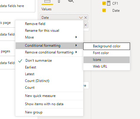 Solved: Using icons in conditional formatting - Microsoft Fabric Community
