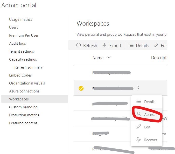 Migrate Workspace - Microsoft Fabric Community