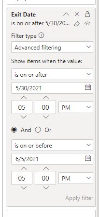 Solved: Need to Automatically Filter by Week and Time Rang ...