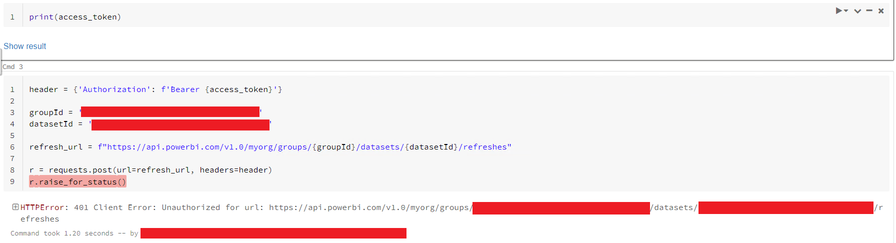 Solved: Https 401 Unauthorized Post Request for Refreshing ...