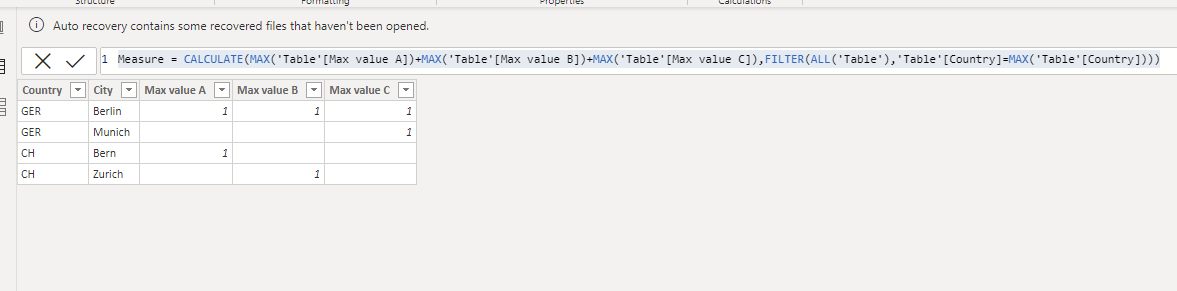 Solved: SUM the MAX Values - Microsoft Fabric Community