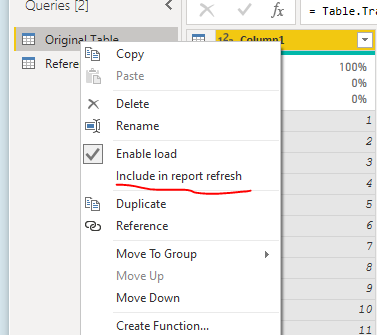 Reference Table update before a refresh.... - Microsoft Fabric Community