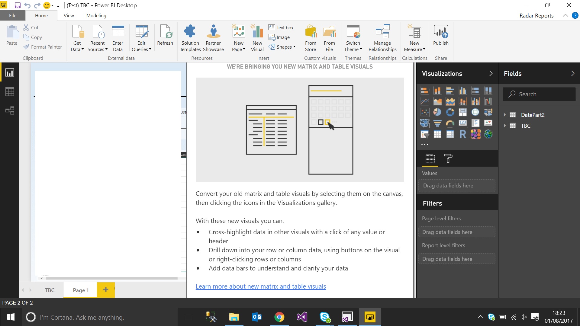 Unusal message box on my power BI desktop screen - Microsoft Fabric ...