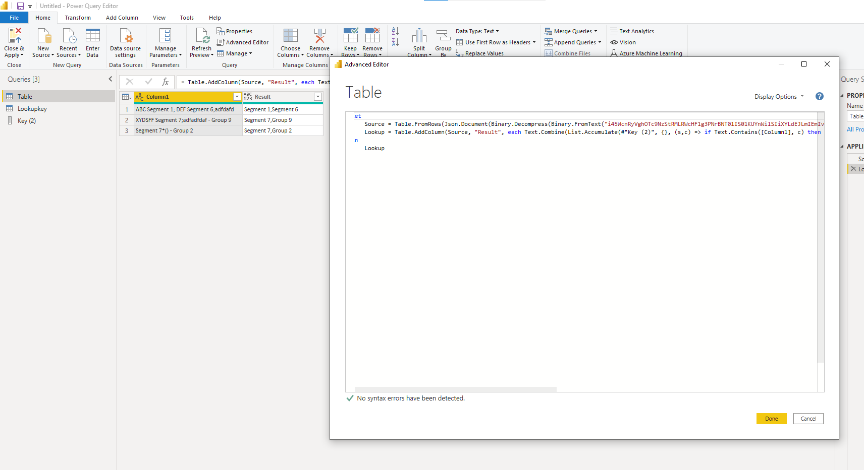 Solved: Return all values based on lookup table - Microsoft Fabric ...