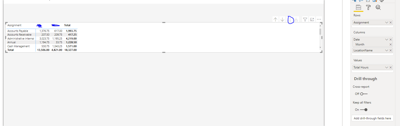 How to split values by month and location wise - Microsoft Fabric Community