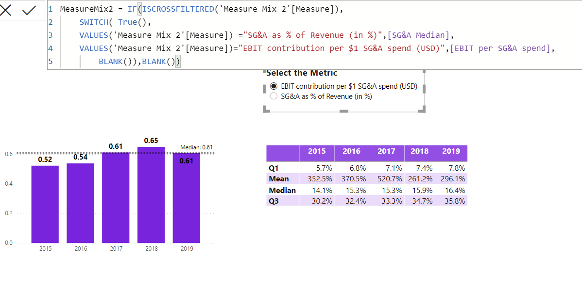 Solved: Filtering Matrix table through slicer built on dif ...