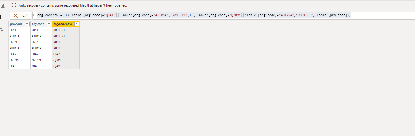 Solved: If statement based on another column - Microsoft Fabric Community