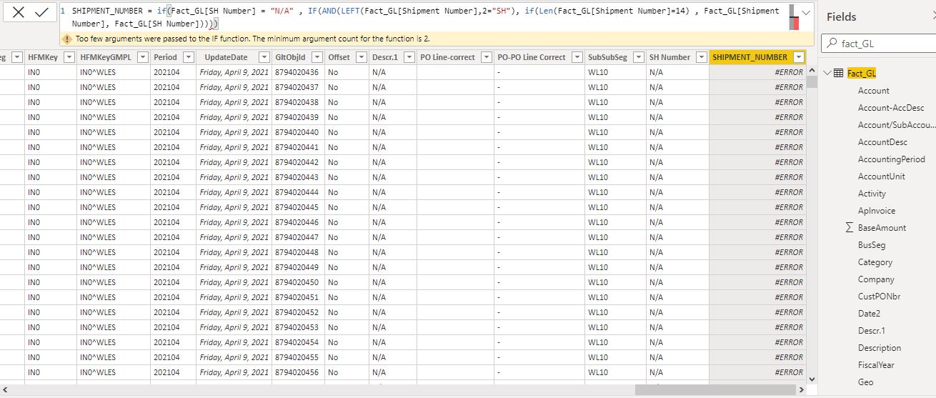 Solved: Need a help with if - Microsoft Fabric Community