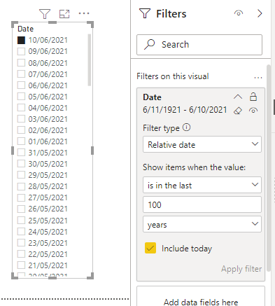 Solved: Date filter - Microsoft Fabric Community