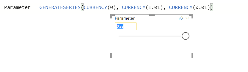 Strange behavior in What if Parameter "%" - Microsoft Fabric Community