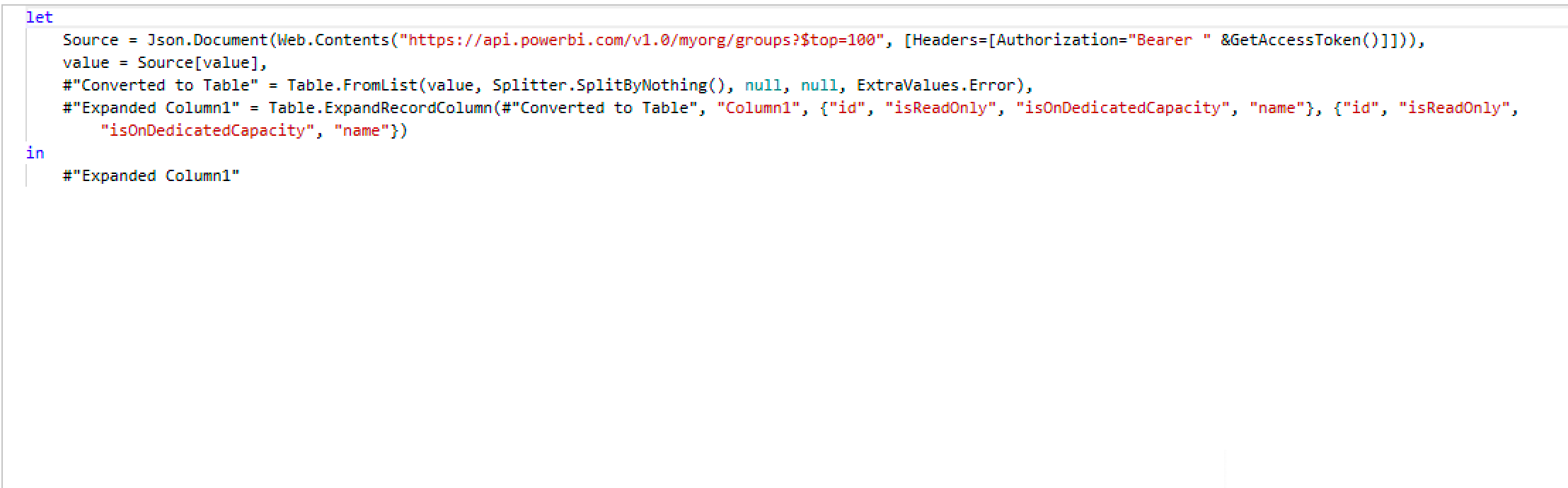 Power Rest API Authorization Token Error - Microsoft Fabric Community