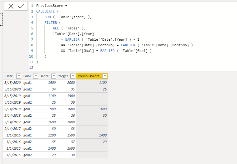 Solved: i want calculated column which find last year same ...