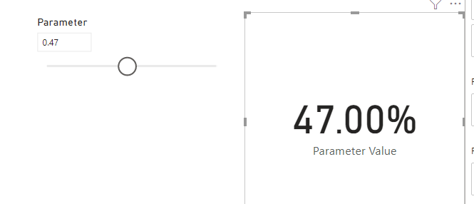 Strange behavior in What if Parameter "%" - Microsoft Fabric Community