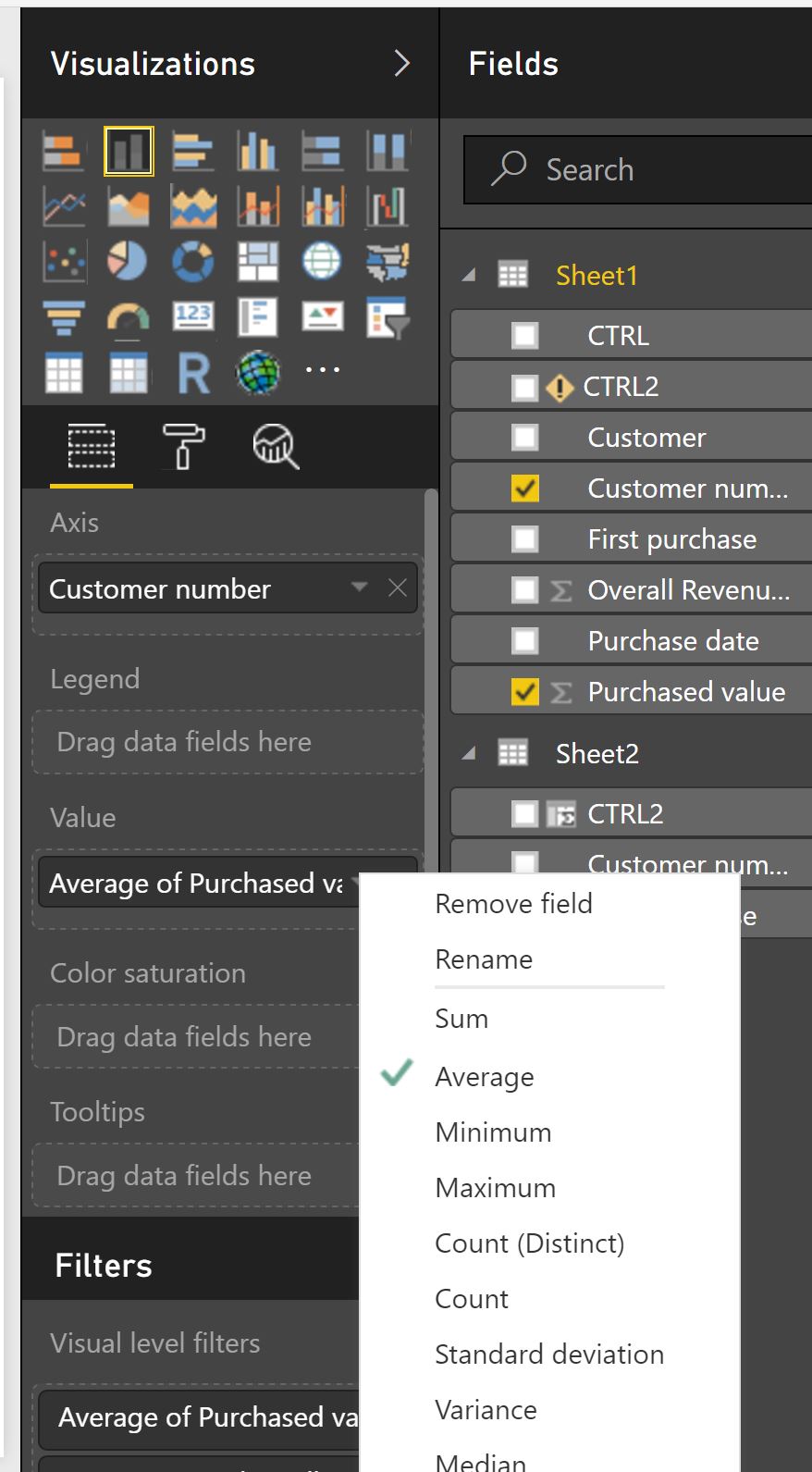 How to insert an average onto a report - Microsoft Fabric Community