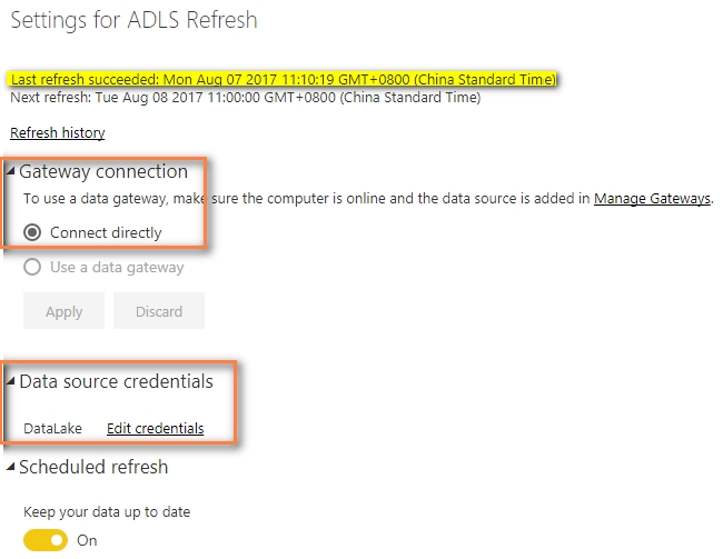 ADLS Refresh - Microsoft Fabric Community