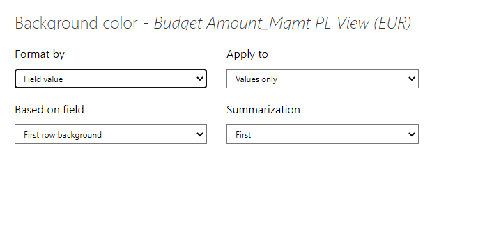 Solved: conditional formatting in matrix table - Microsoft Fabric Community