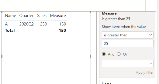 Slicer on a Measure - Microsoft Fabric Community