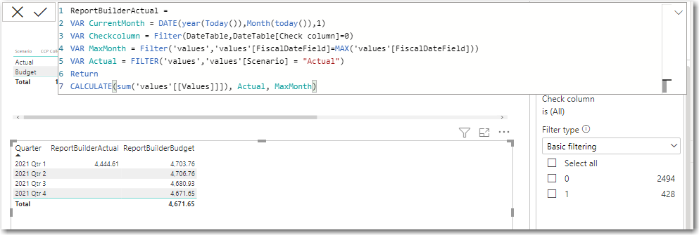 Solved: Max month in table with data - Microsoft Fabric Community
