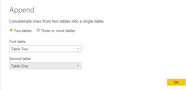 Solved: UNION two tables and fill empty rows - Microsoft Fabric Community