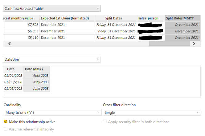Date dimension table not working with Generate(d) ... - Microsoft ...