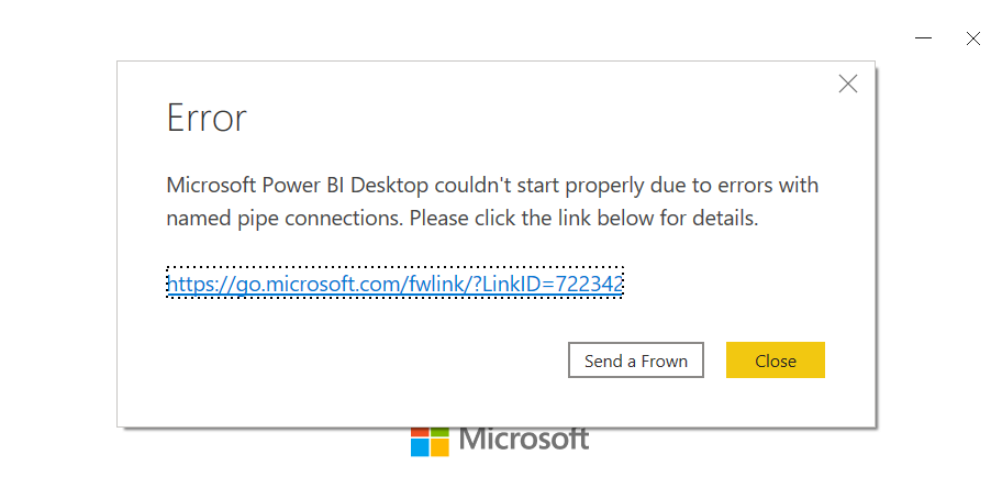 Error while launching Power BI desktop App - Microsoft Fabric Community