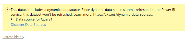 Dynamic data sources aren't refreshed in the Power... - Microsoft ...