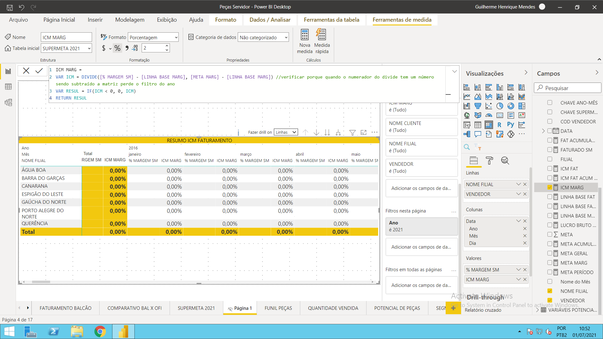 Solved: DIVIDE DAX with error when using 2 numerators - Microsoft ...