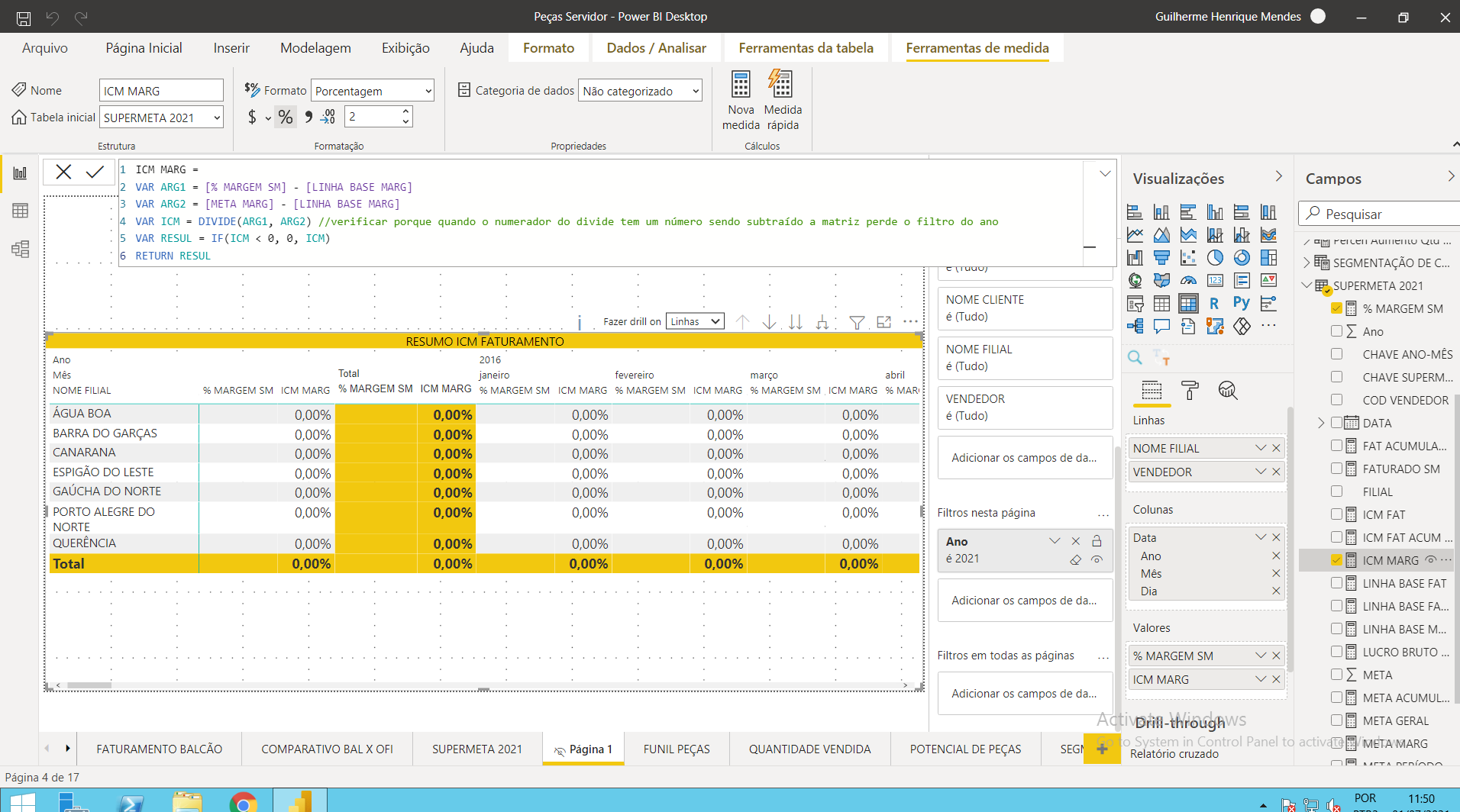 Solved: DIVIDE DAX with error when using 2 numerators - Microsoft ...