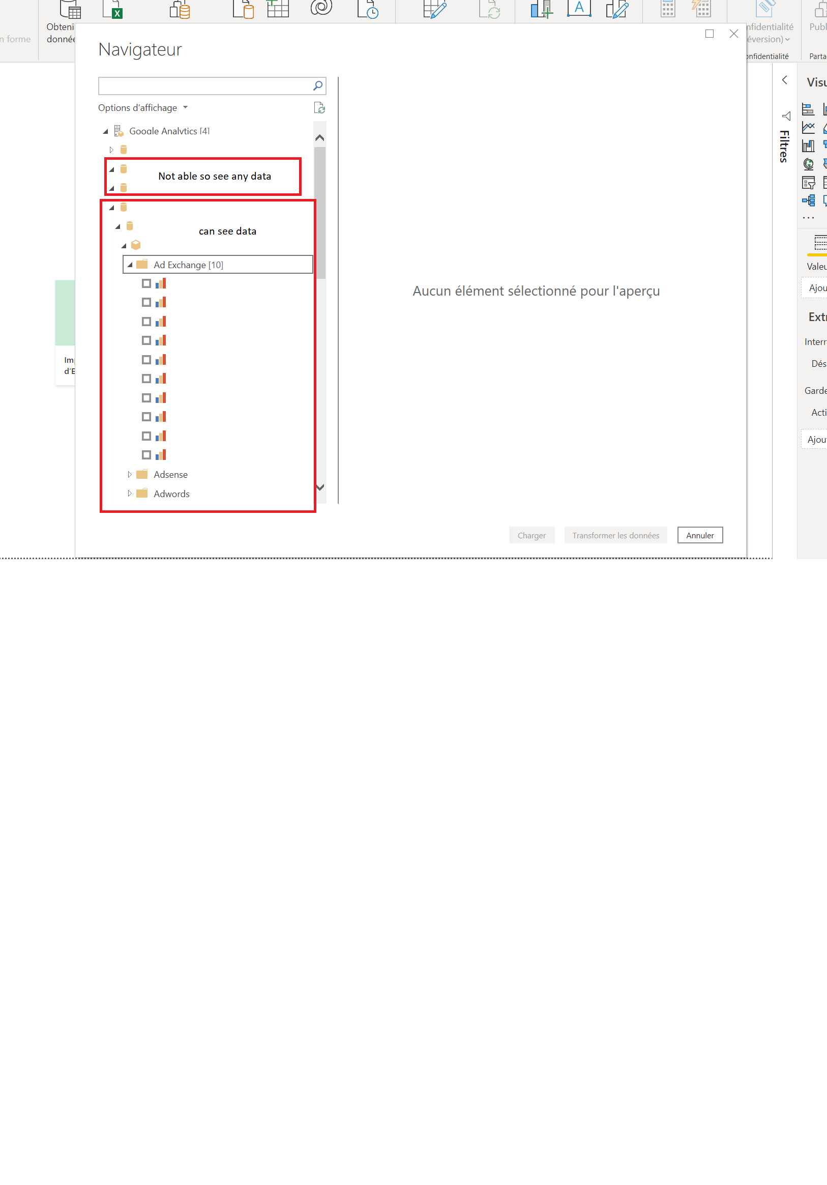 Not able to connect to Google Analytics - Microsoft Fabric Community