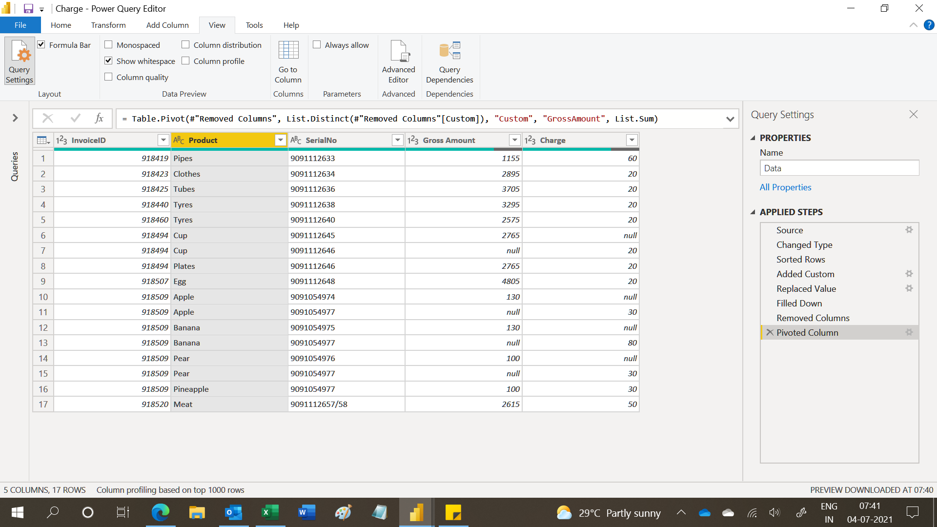 Solved: Show value in column - Microsoft Fabric Community