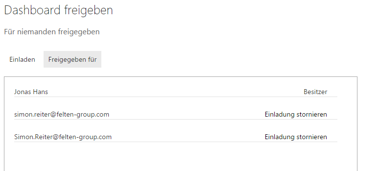 dashboard sharing not working - Microsoft Fabric Community