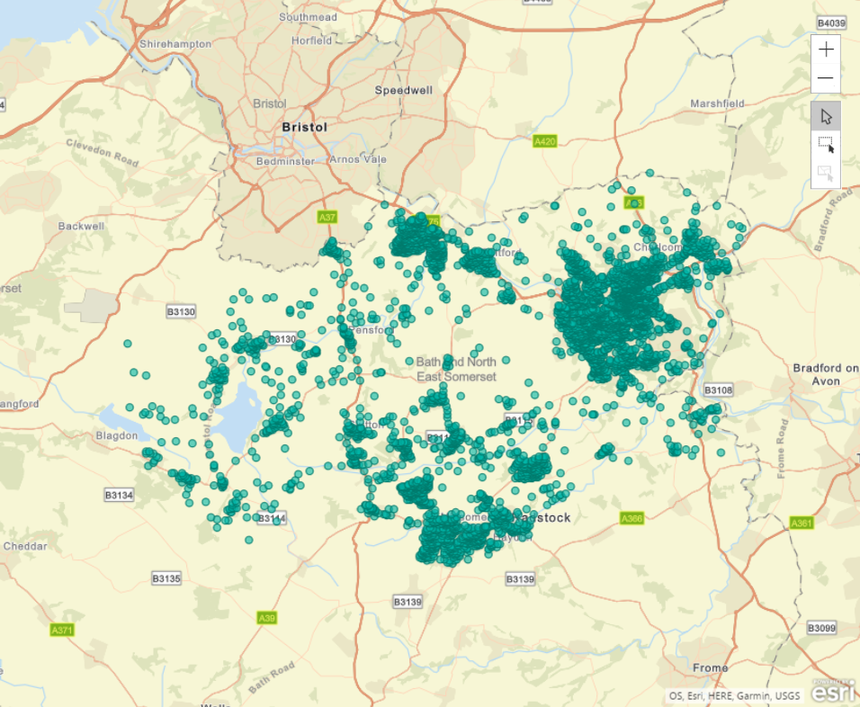 Re: ArcGIS map cuts off points after adding a tool... - Microsoft ...