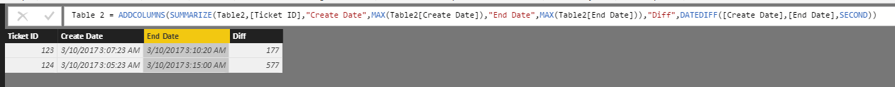 Solved: Calculate Date Difference on two different rows - Microsoft ...