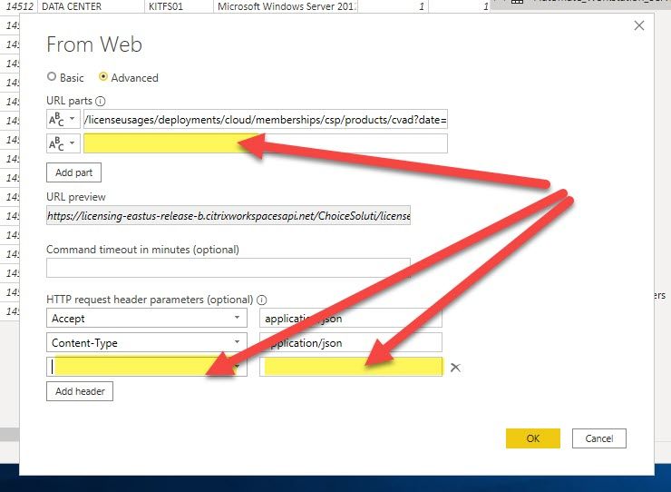 Connect to web using Bearer Token stored in parame - Microsoft