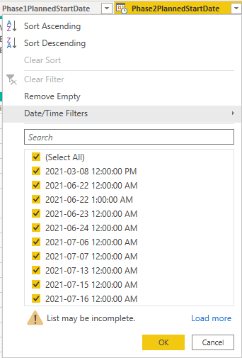Solved: Filter table by field >= T-14 - Microsoft Fabric Community