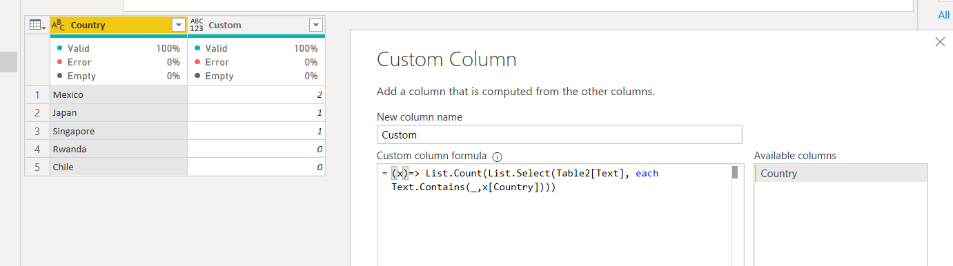Solved: Count number of text cells containing string, for ...