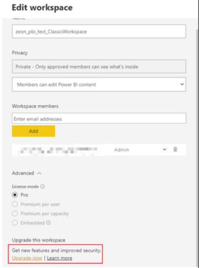 Solved: 2 different options for a workspace? - Microsoft Fabric Community