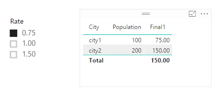 Solved: Calculate column based on slicer - Microsoft Fabric Community