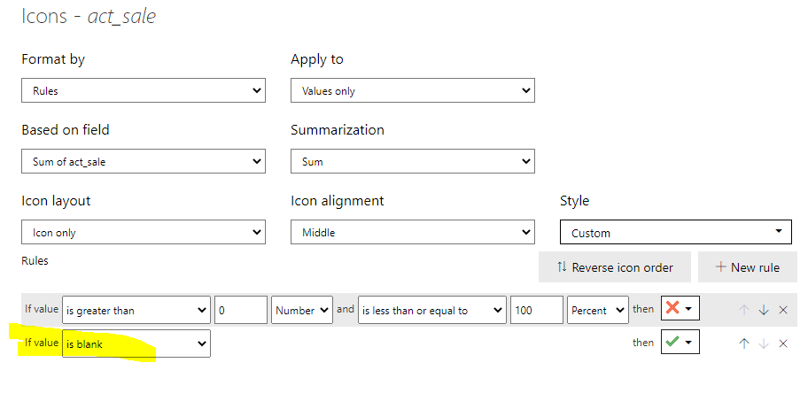 Solved: how to apply conditional formatting on blank value ...