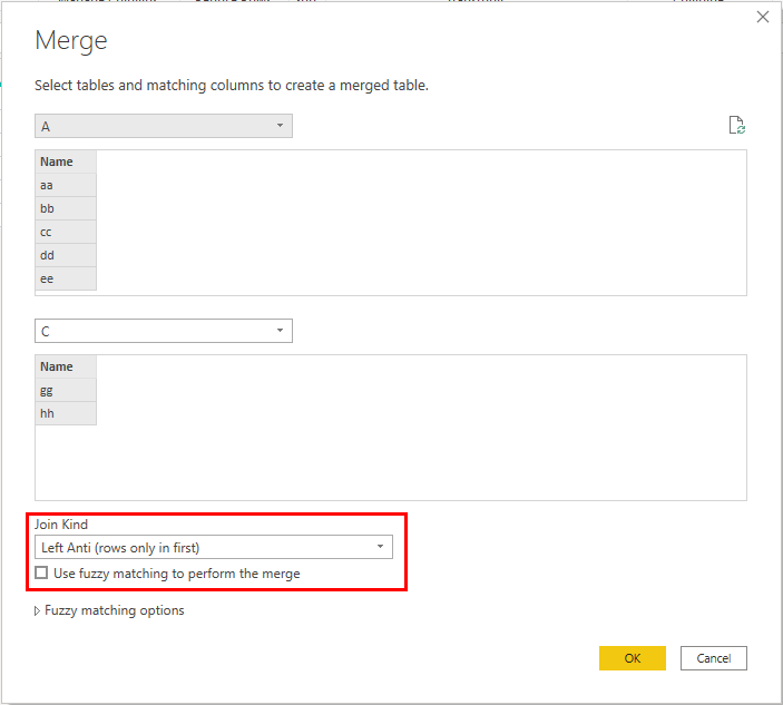Solved: New table from two tables with condition - Microsoft Fabric ...