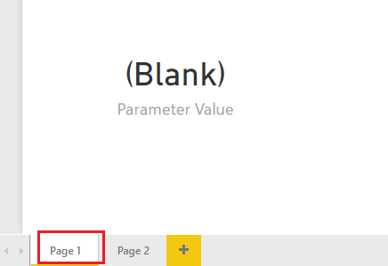 what if parameter on different page - Microsoft Fabric Community