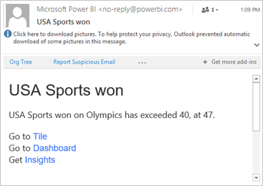 Solved: dashboard alert is not sending email - Microsoft Fabric Community