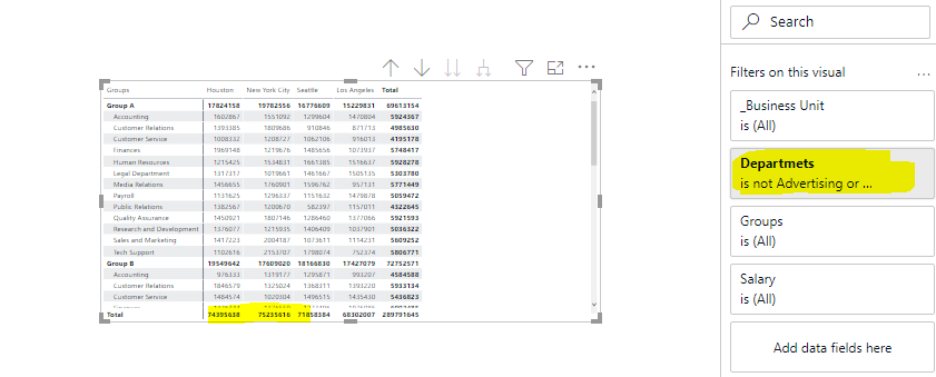 Sort Column in a matrix by another column - Microsoft Fabric Community