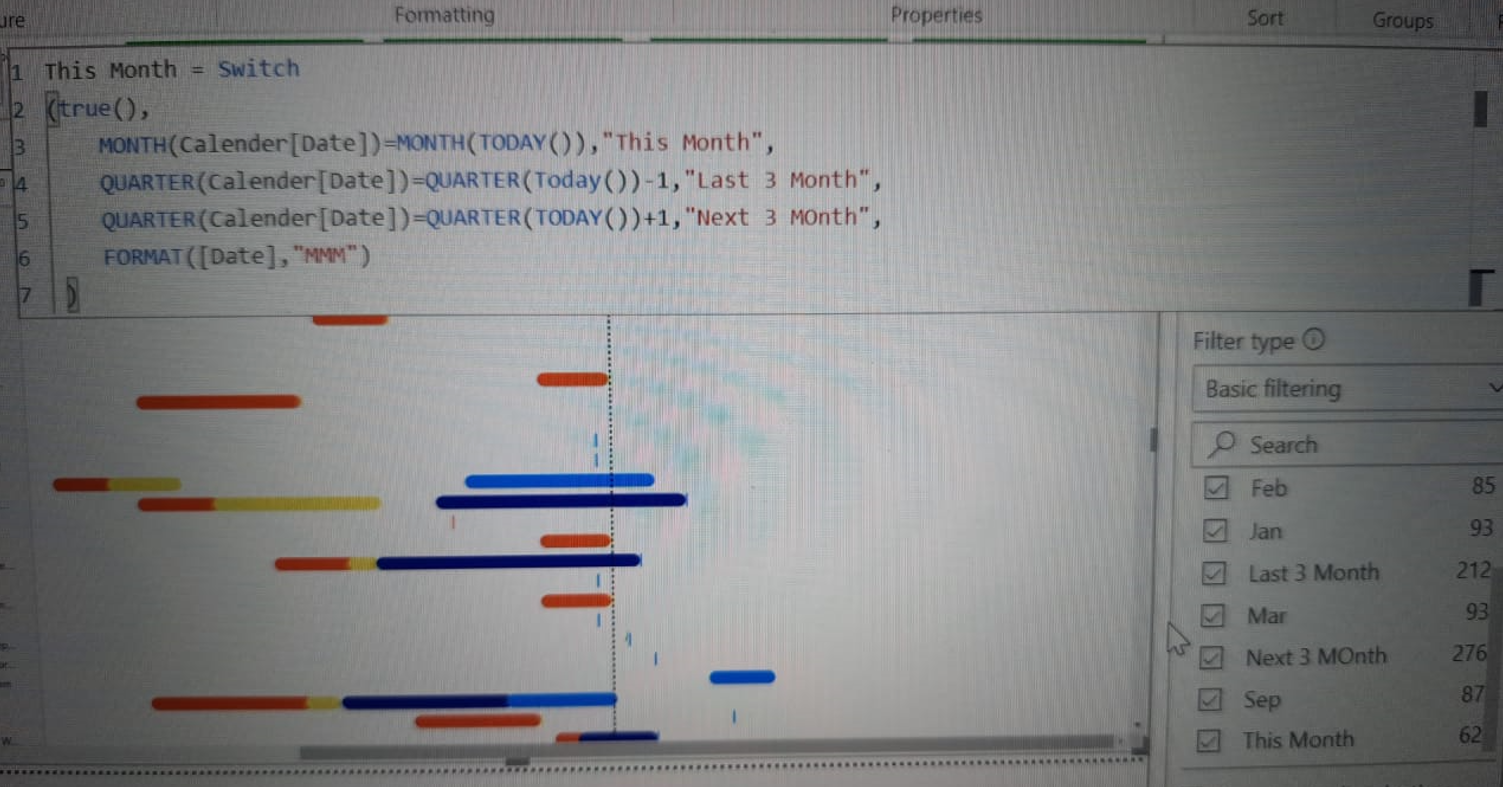 Solved: Cal.Column Filter for Current Month, Last 3 month ...