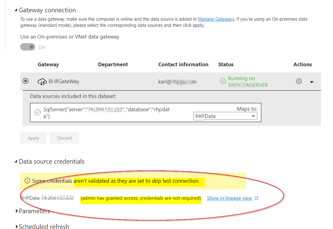 Enterprise Gateway Connection to SQL Server Says C... - Microsoft ...