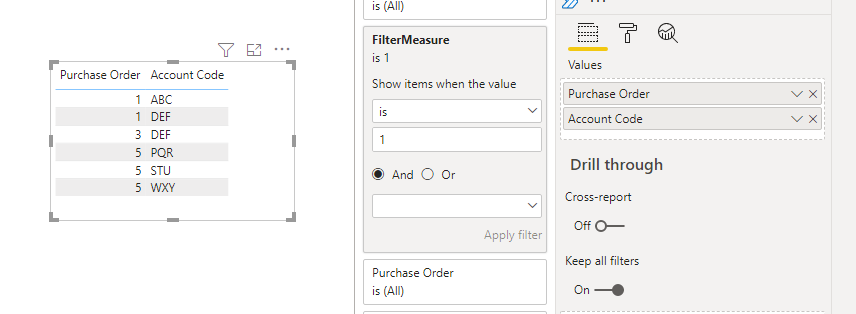 Solved: using a measure to filter specific items - Microsoft Fabric ...