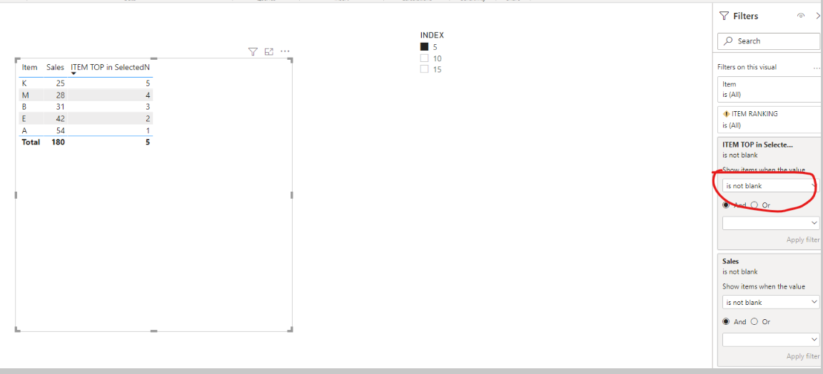 Exclude items from TOPN - Microsoft Fabric Community
