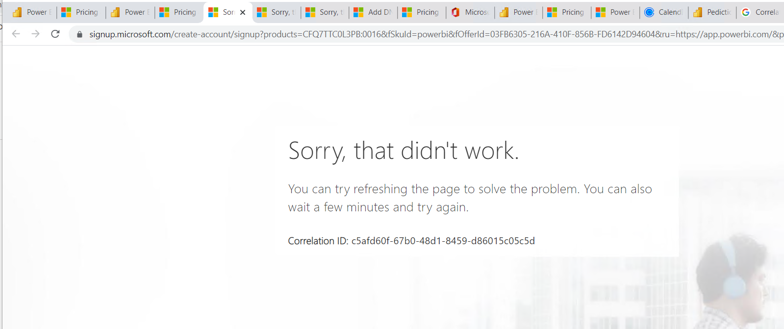 Can't upgrade to power bi pro - Microsoft Fabric Community