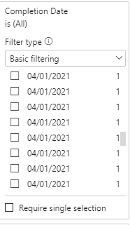 Date filtering - only show date once - Microsoft Fabric Community
