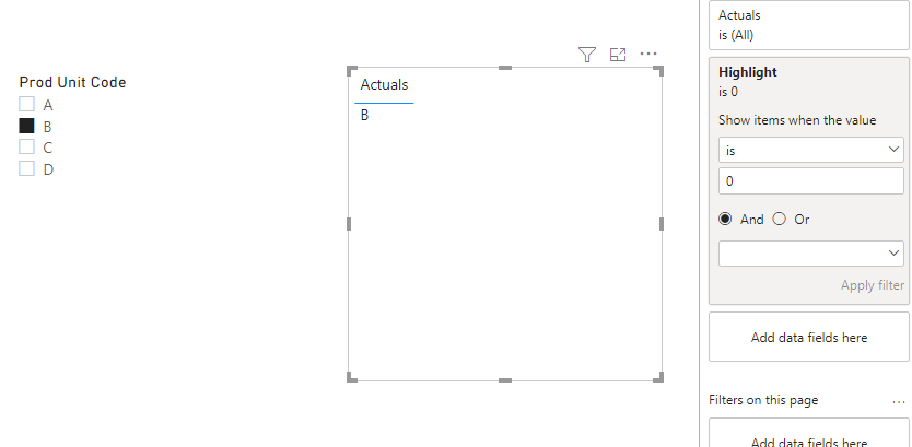 Solved: Highlight table by slicer - Microsoft Fabric Community